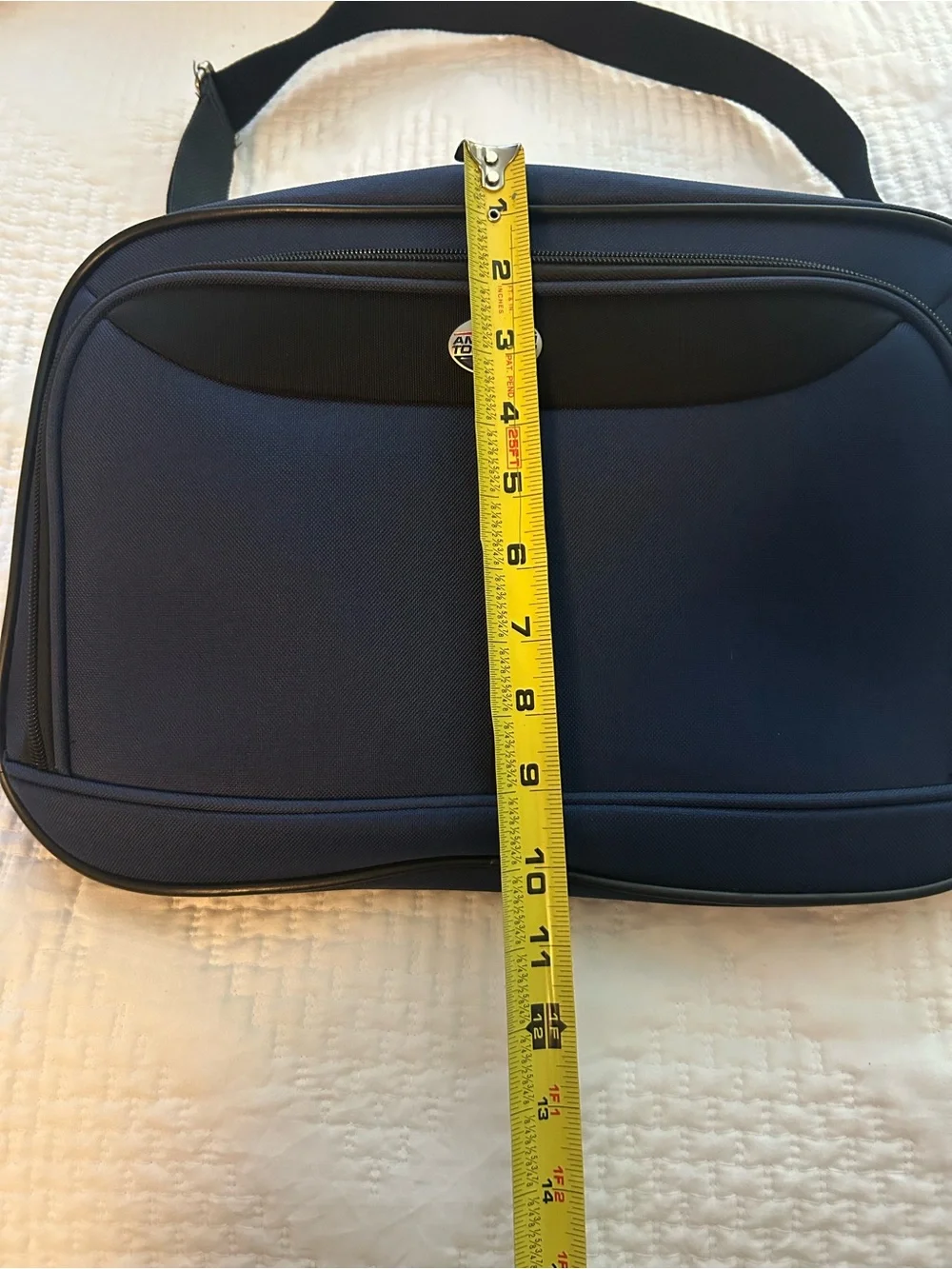 American Tourister Blue Travel Shoulder Bag - Lightweight Carry-On
